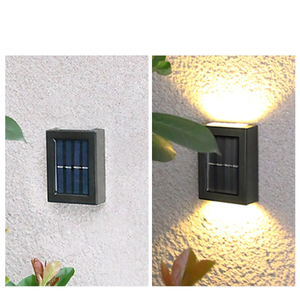 4X Solar Patio Wall Lights  | Automatiska Trädgårdslampor
