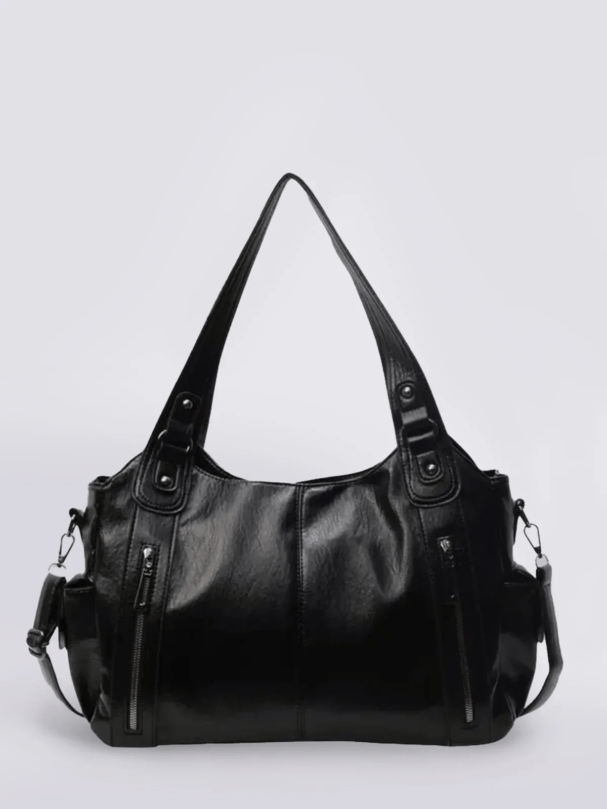 Chic Leather Bag 'Madison'™ | Snygg axelremsväska