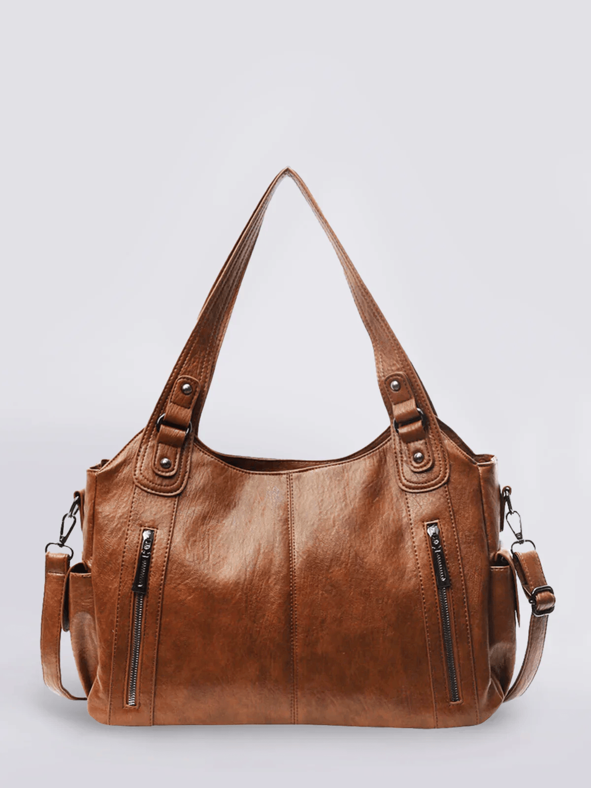 Chic Leather Bag 'Madison'™ | Snygg axelremsväska