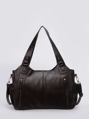 Chic Leather Bag 'Madison'™ | Snygg axelremsväska