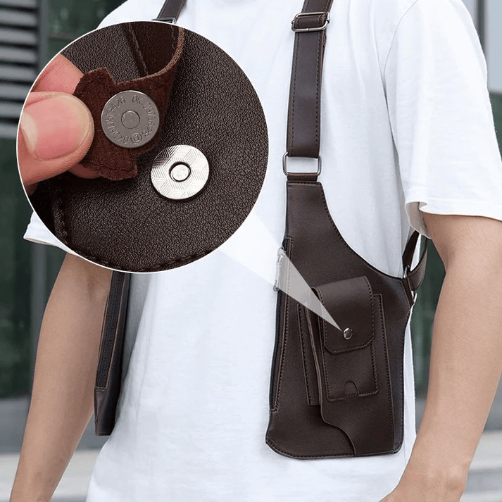 Anti-theft Tactical Bag™ | Axelremsväska för män
