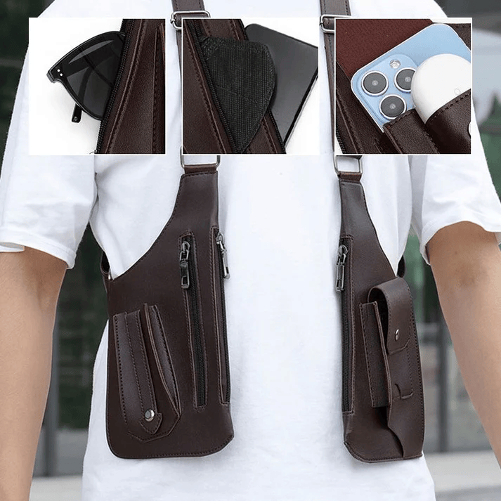 Anti-theft Tactical Bag™ | Axelremsväska för män