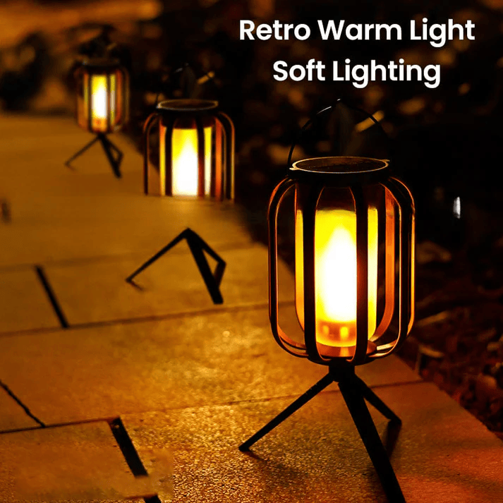 Solar Flame Light™ | Laddningsbar via USB och solenergi