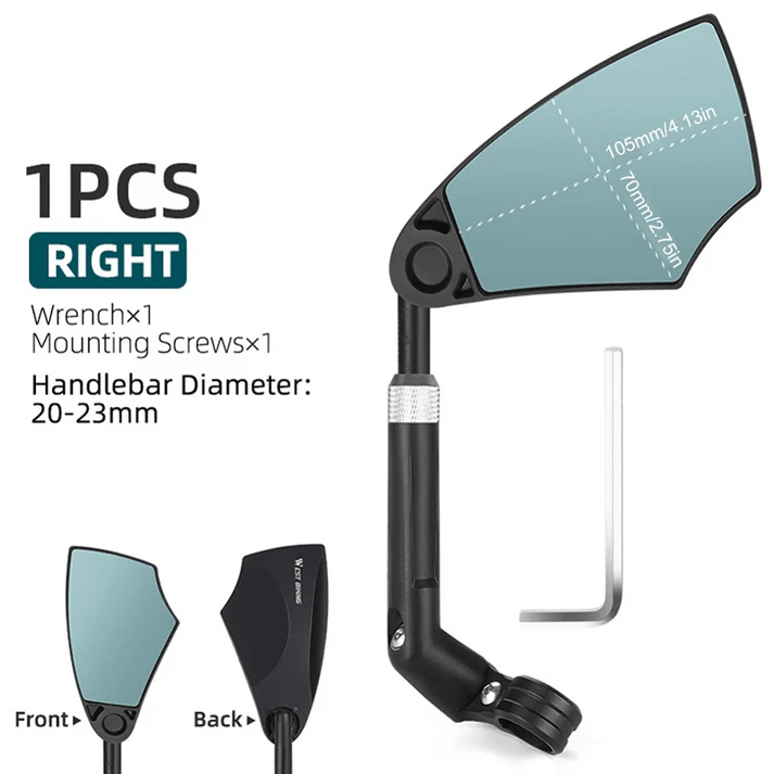 360° Adjustable Handlebar Bike Mirror™ | Cykelbackspegel