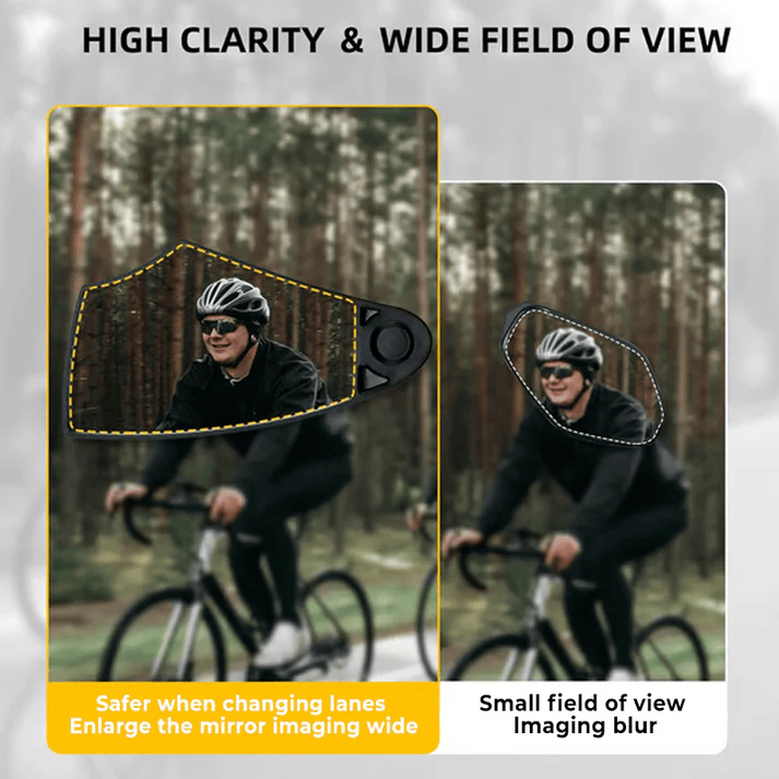 360° Adjustable Handlebar Bike Mirror™ | Cykelbackspegel