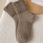 Cozy Ribbed Fleece Lined Crew Socks™ | Höst- och vintersockor