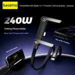 2-i-1 240 W snabbladdningshållare för telefon + Cable™ | Ladda smartare, inte snabbare!