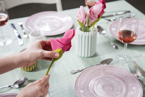Rose Napkin Holders™ | Förvandla servetter till rosor!
