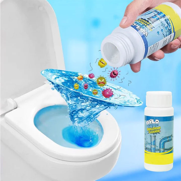 2x Ultra Drain Cleaner™ | Kraftfullt pulver för rengöring av avlopp