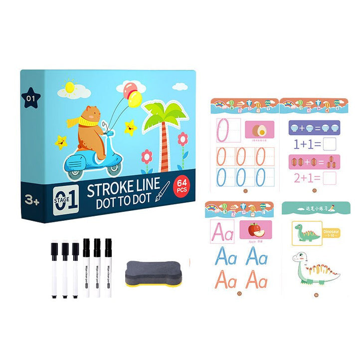 Genius Tracing Workbook™ | Pedagogisk arbetsbok för barn